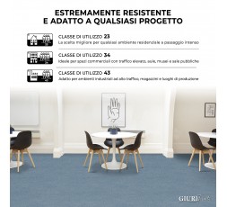 Pavimento in Vinile MAXIMA - Supporto SOLID BAC - Altezza 100 cm