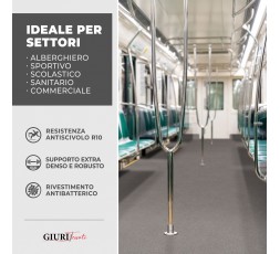 Pavimento in Vinile MAXIMA - Supporto SOLID BAC - Altezza 100 cm