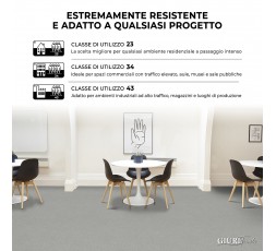 Pavimento in Vinile MAXIMA - Supporto SOLID BAC - Altezza 100 cm