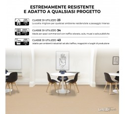 Pavimento in Vinile MAXIMA - Supporto SOLID BAC - Altezza 100 cm