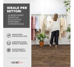 Pavimento in Vinile MAXIMA - Supporto SOLID BAC - Altezza 100 cm