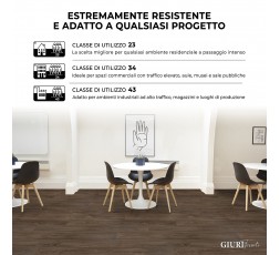 Pavimento in Vinile MAXIMA - Supporto SOLID BAC - Altezza 100 cm