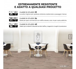 Pavimento in Vinile MAXIMA - Supporto SOLID BAC - Altezza 100 cm