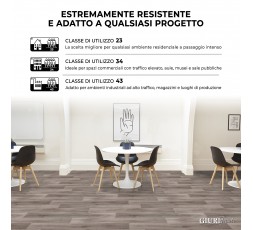 Pavimento in Vinile MAXIMA - Supporto SOLID BAC - Altezza 100 cm