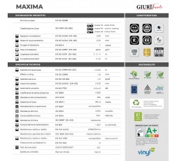 Pavimento in Vinile MAXIMA - Supporto SOLID BAC - Altezza 100 cm
