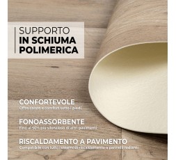 Pavimento PVC BASIQ - Rivestimento in Vinile H 100cm