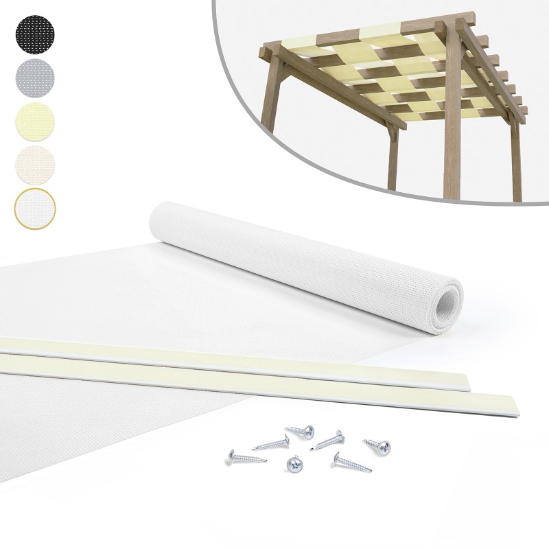 PVC Microforato 330 gr/mq per ombreggiante pergola