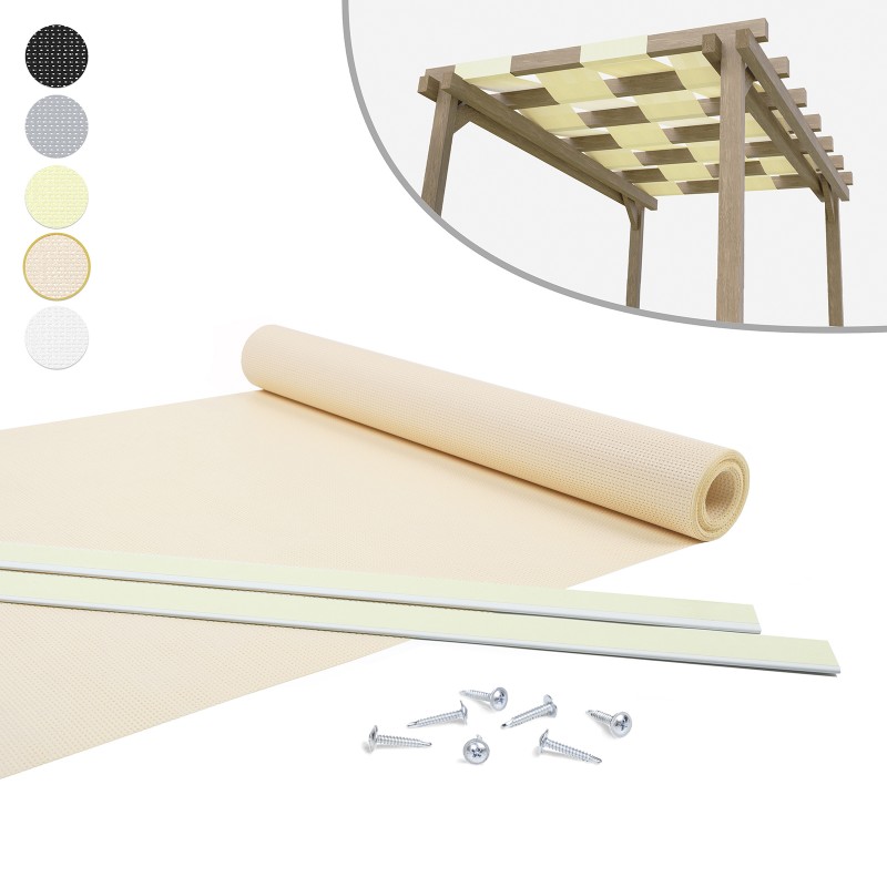 PVC Microforato 330 gr/mq per ombreggiante pergola