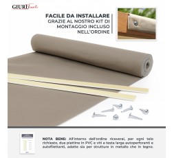 Fascia ombreggiante in Tessuto - Telo per copertura pergola o gazebo