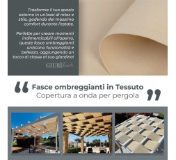Fascia ombreggiante in Tessuto 310 gr/mq