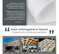 Fascia ombreggiante in Tessuto 310 gr/mq