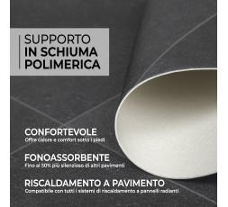 Pavimento PVC BASIQ - Rivestimento in Vinile H 100cm