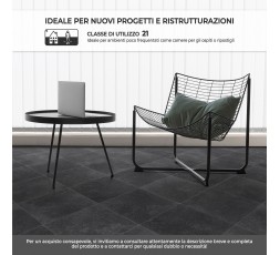 Pavimento PVC BASIQ - Rivestimento in Vinile H 100cm