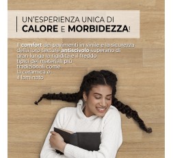 Pavimento PVC BASIQ - Rivestimento in Vinile H 100cm