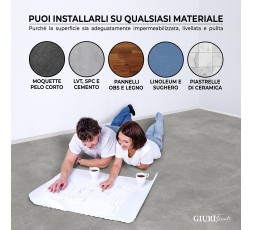 Pavimento in Vinile Prestige - Supporto in Tessuto Insonorizzante - Larghezza 200 cm