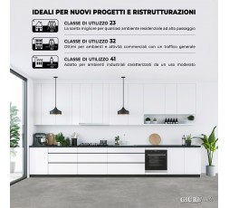 Pavimento in Vinile Prestige - Supporto in Tessuto Insonorizzante - Larghezza 200 cm