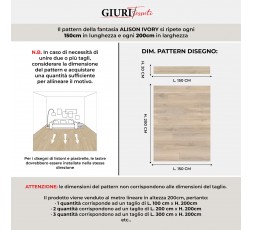 Pavimento in Vinile Prestige - Supporto in Tessuto Insonorizzante - Larghezza 200 cm