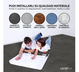 Pavimento in Vinile Prestige - Supporto in Tessuto Insonorizzante - Larghezza 200 cm